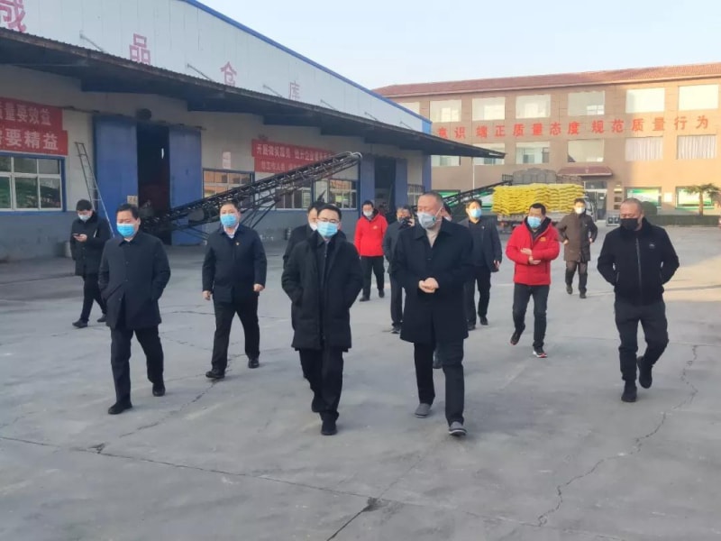 縣長申琳調研旭瑞集團疫情防控、復工復產情況！